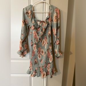 Timing floral dress